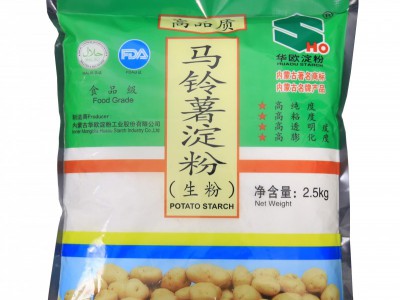 马铃薯淀粉（生粉）2.5kg